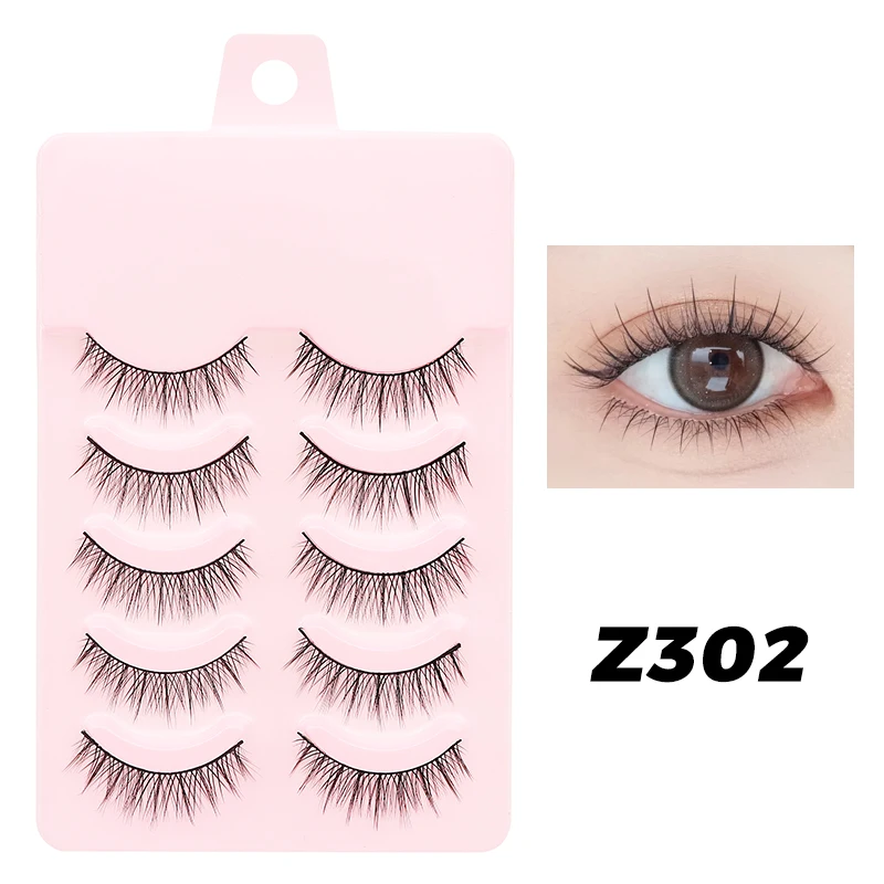 Hot Manga Wimpern Natürlich Cosplay Falsche Wimpern 5 paar Gefälschte Wimpern Koreanische Mode Anime Wimpern Kostenloser Versand Make-Up Natürliche Wimpern – Detail 40