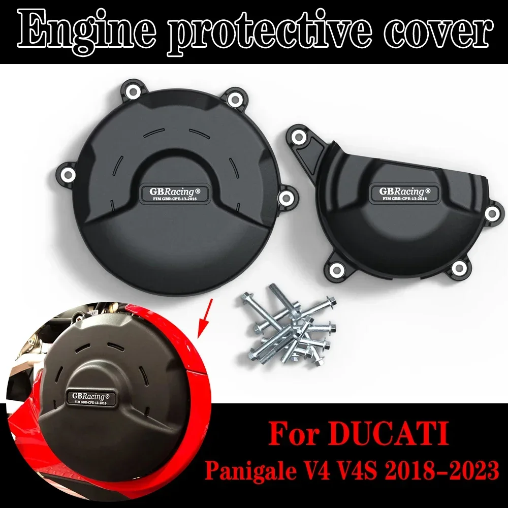 For DUCATI Panigale V4 V4S 2018-2023 Motorcycles Engine Cover Protection Case Racing Specific Engine Protective Cover