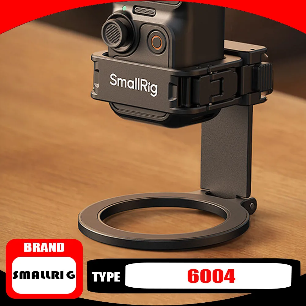 Soporte Magnético SmallRig 6004 para DJI Osmo Pocket 4 / 3 / Teléfonos Móviles, Accesorios Ajustables para Teleprompter