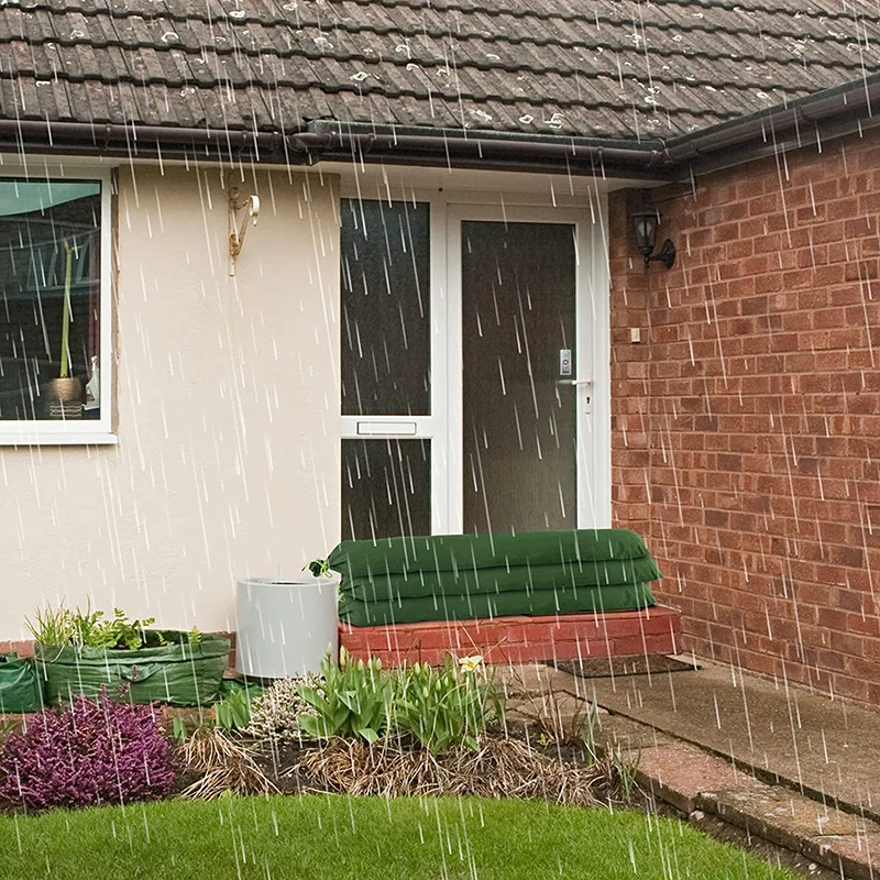 Long-Lasting Flood Prevention Sandbags - Organic Silicon Material for Property, Community, Garage & Staircase