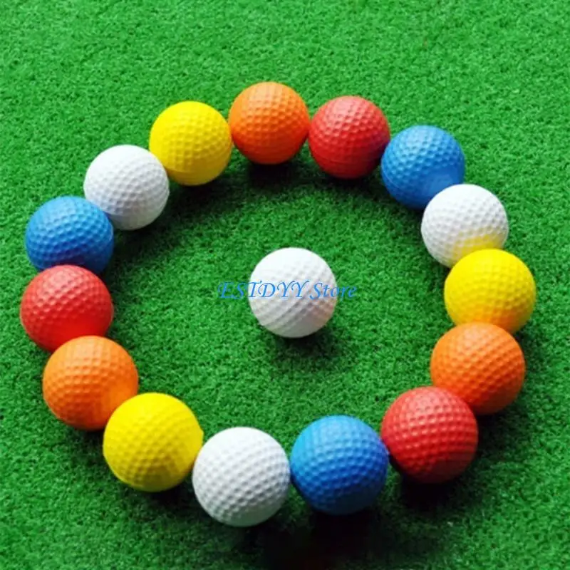 

G6DE 10Pcs Foams Golf Ball PU Practice Golf Ball Limited Flight Practice Golf Ball