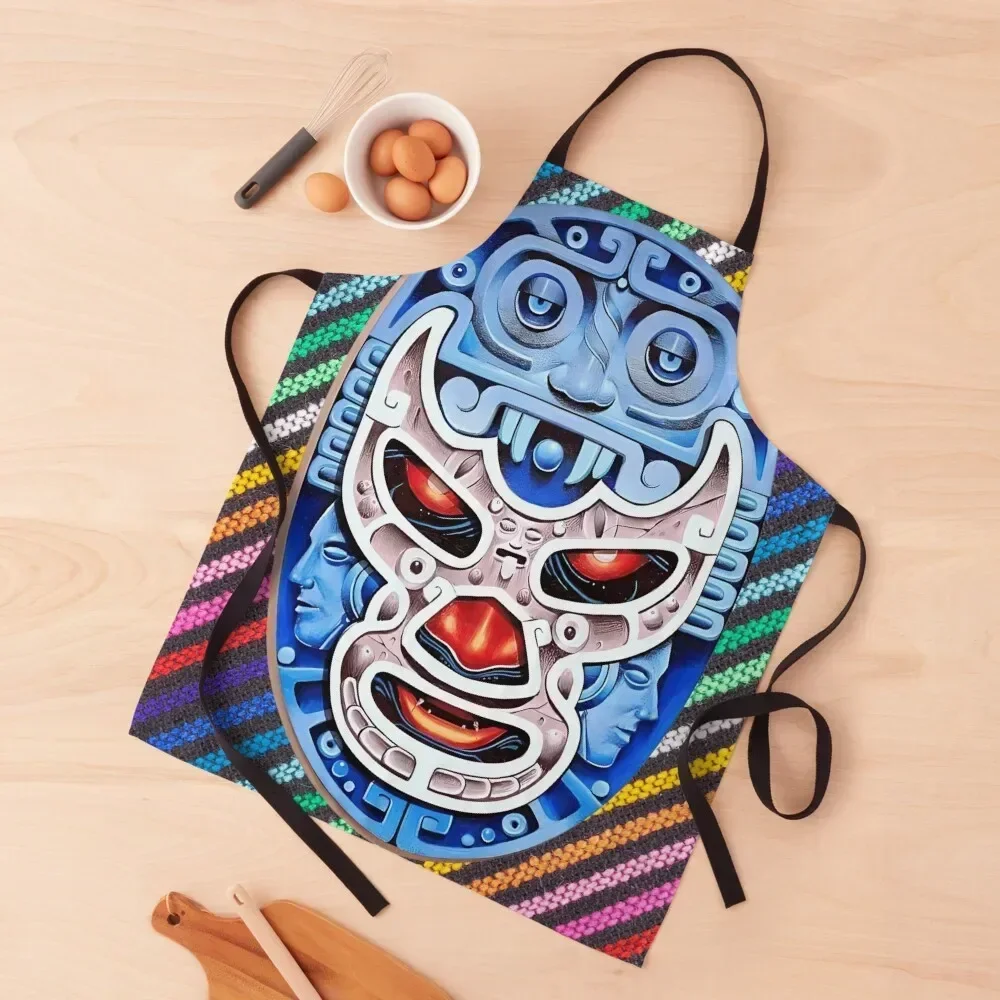 

lucha libre mask Apron kindergarten teacher House Things For Home And Kitchen Apron