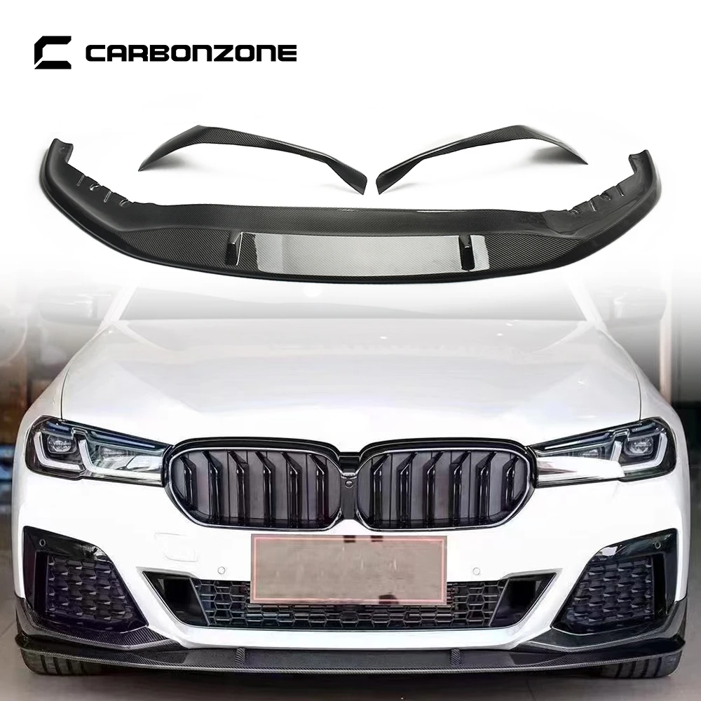 

Carbon Fiber MP Style Front Bumper Lip Chin Spoiler Winglet Splitter for BMW 5 Series G30 LCI Car Accessories