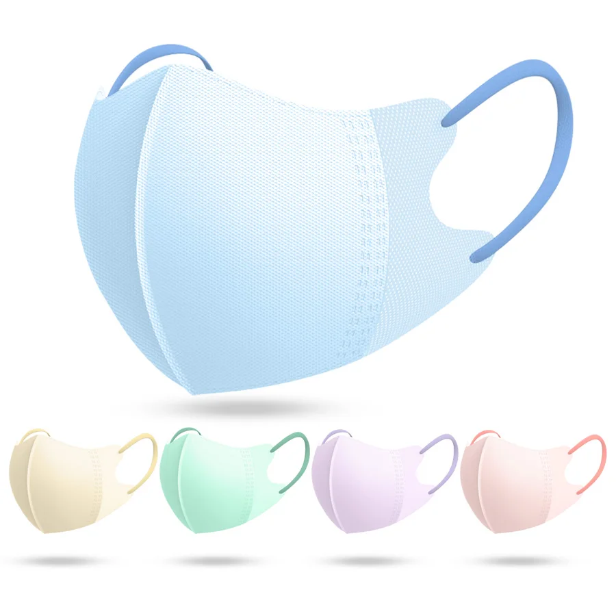 Macaron Ice Silk Mask Spring and Summer Dust-proof Washable Reusable Unisex Mask/Mask Outdoor Travel Protection