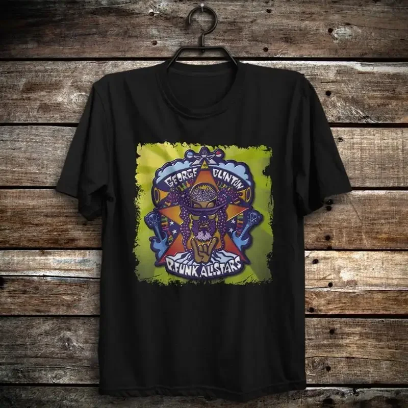George Clinton y el P Funk todas las estrellas alma buen amor divertido perro atómico camiseta