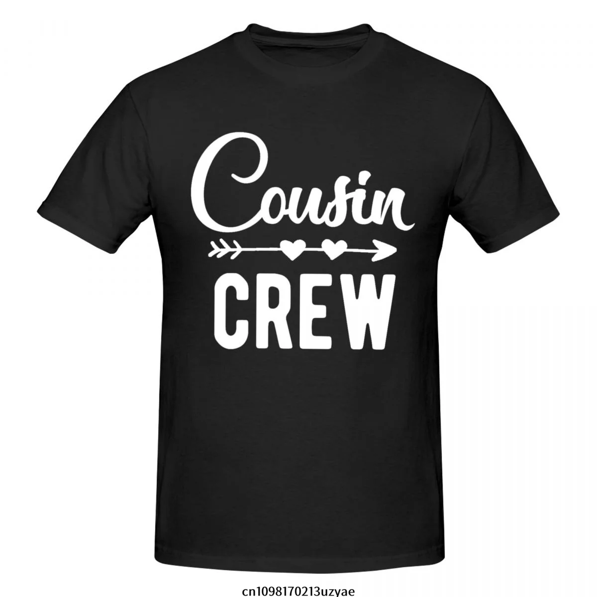 

Футболка Cousin Crew, мужская модная футболка, хлопковая футболка, топы, футболки с коротким рукавом