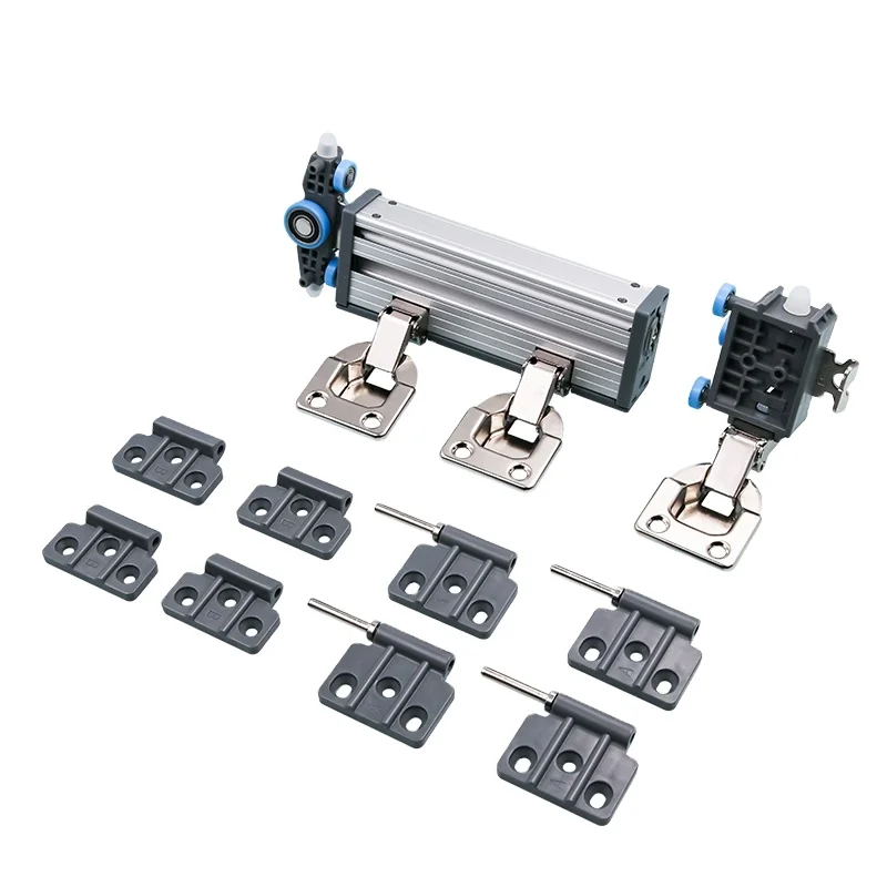 STLF  TM036 Hot Soft Closing Push Open Handle Release  Folding Door System  for Wardrobe Hardware Hinges
