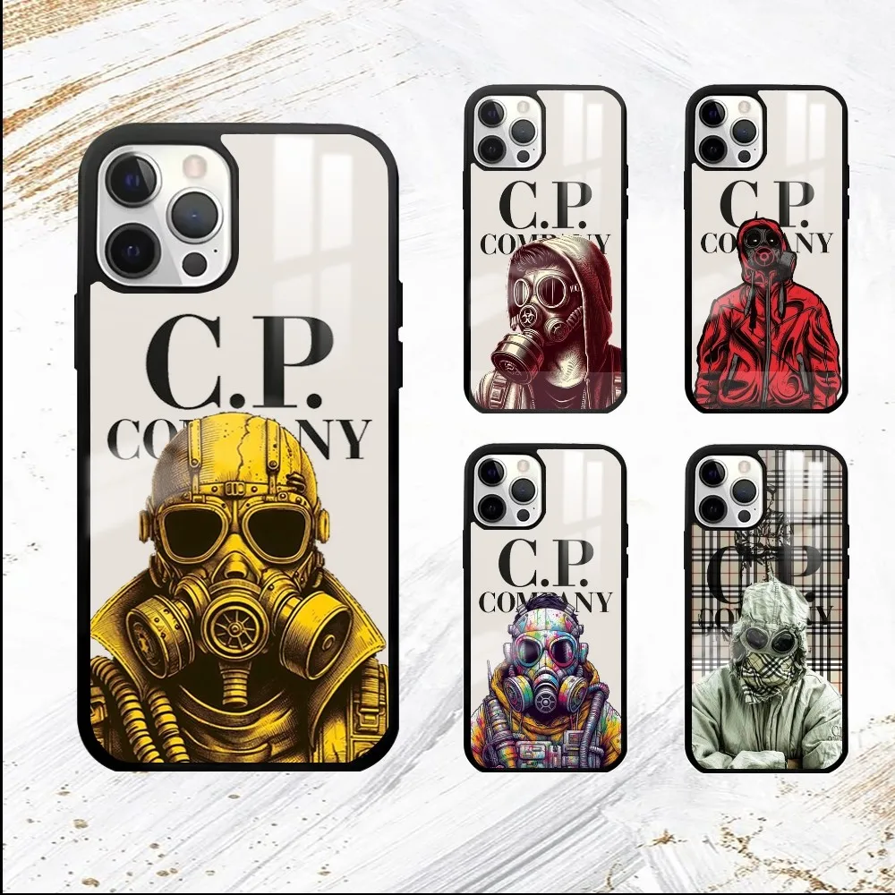 Paul Mask Male  For P-CompanyS Phone Case For iPhone 16 15 14 13 12 11 Pro Max Plus Mini PC Mirror Fashion  phone case