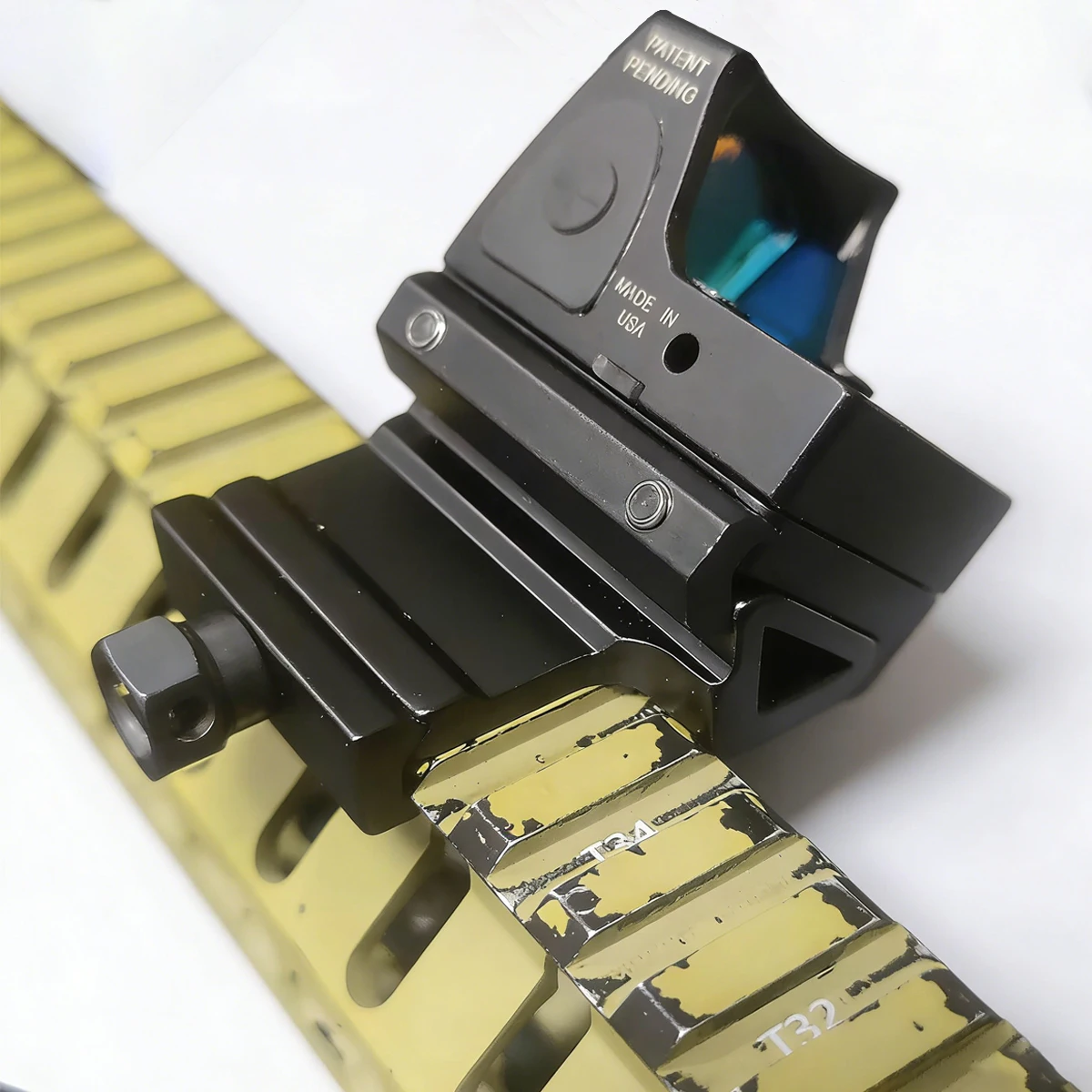 Mira red dot RM Ajustable para riel de pistola Glock óptica metálica - imagen 3