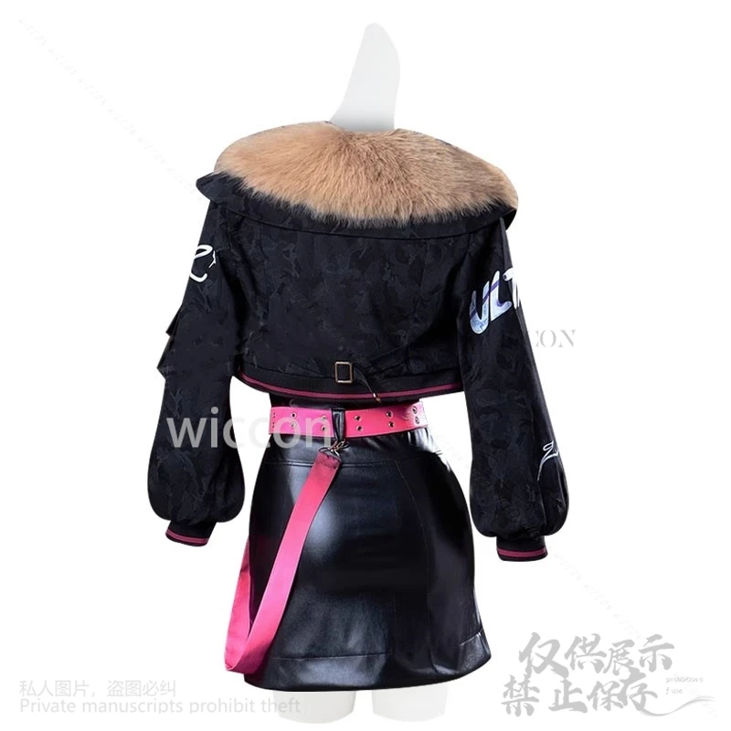 أنيمي لعبة PJSK مشروع Sekai الملونة المرحلة الجديدة الترا C مخصصة Azusawa Kohane هالوين لوليتا موحدة كوس فستان الباروكات