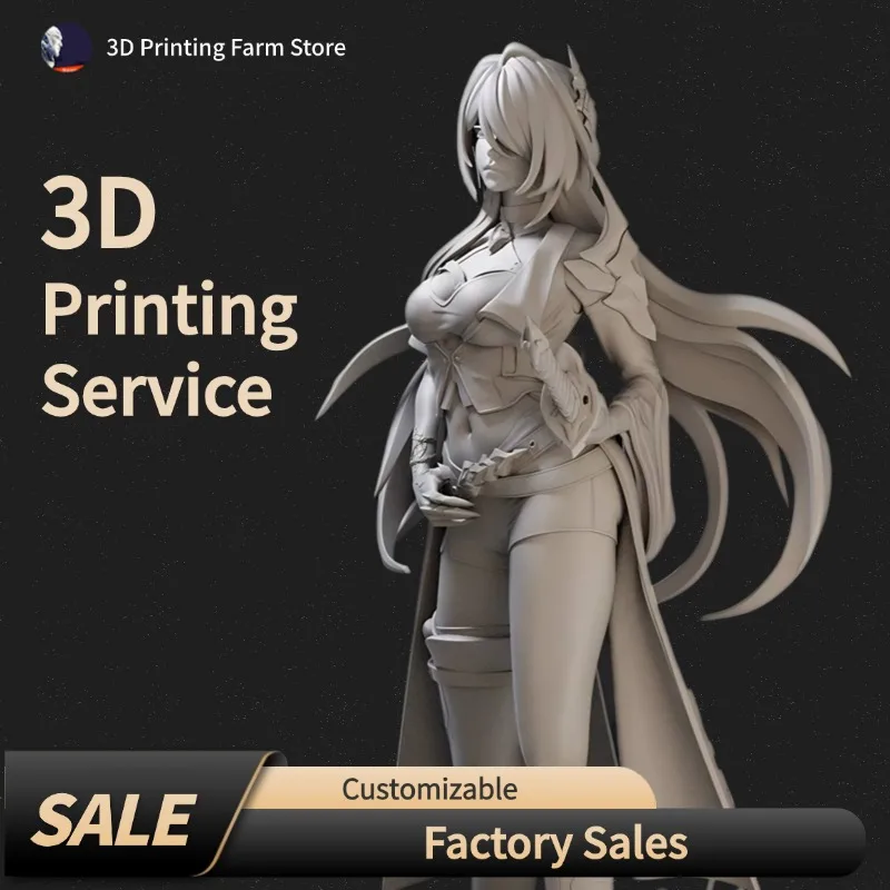 3D Printing Service for Plastic Nylon Resin Metal Parts Customization 3D printed figurine/garage kit