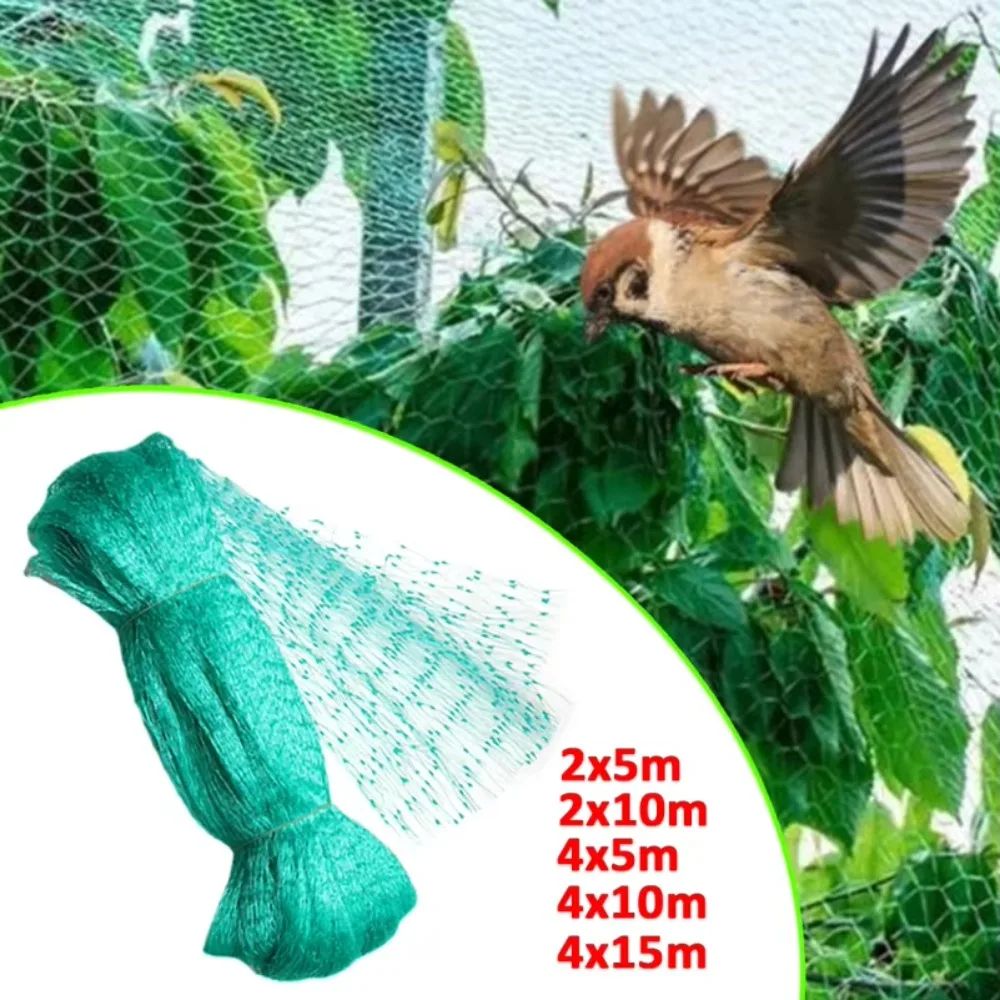 Anti Bird Netting Garden Orchard Crop Vegetable Flower Protection Mesh Nylon Stretch Fencing Net for Pond Pool Fruit Tree Garden