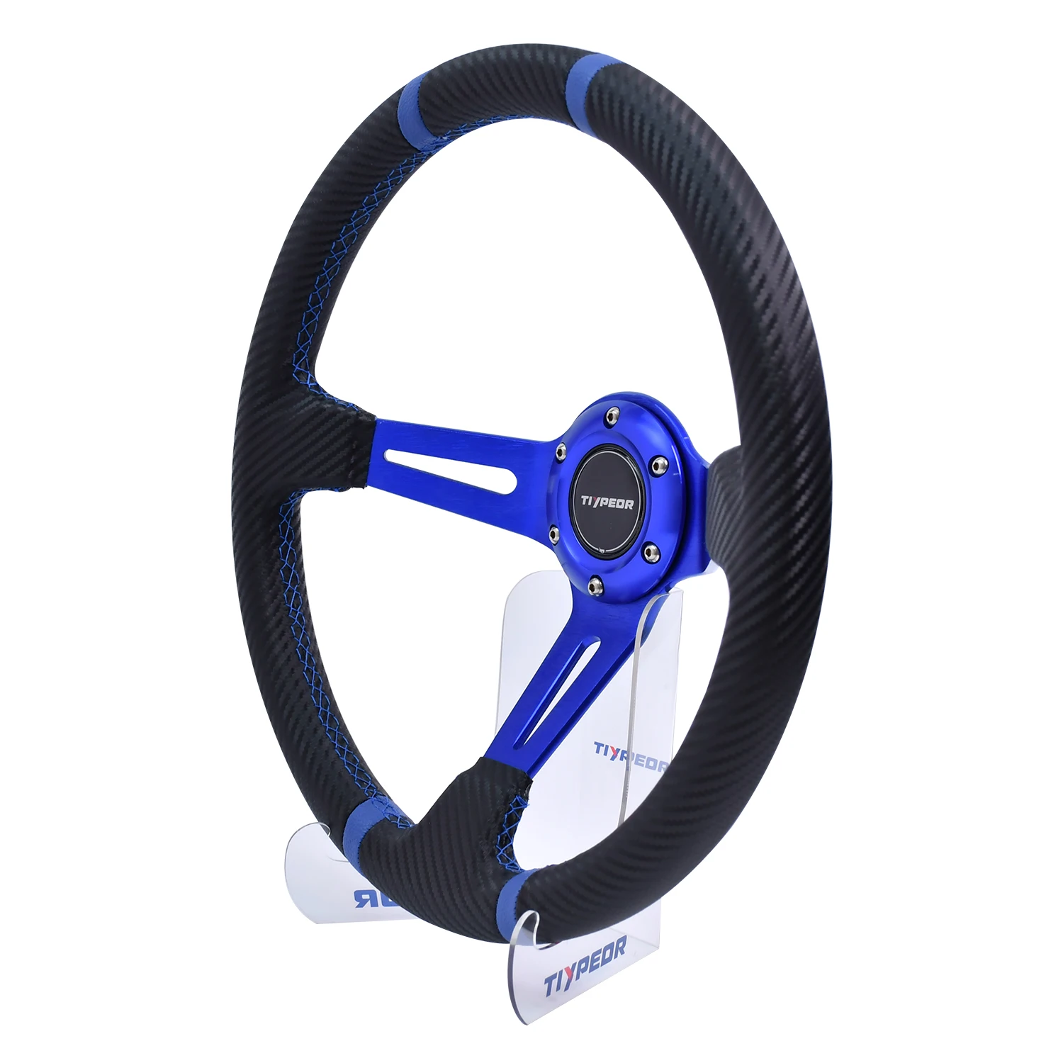 Jdm Flat Classic Custom Games Sport Racing Car PVC Material Steering Wheel for Racing Cars
