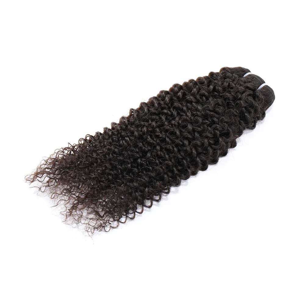 Mechones rizados Afro brasileños, extensiones de cabello humano de 1/3 piezas, cabello Virgen sin procesar, cabello 100% humano Jerry Curl Weave Bundles