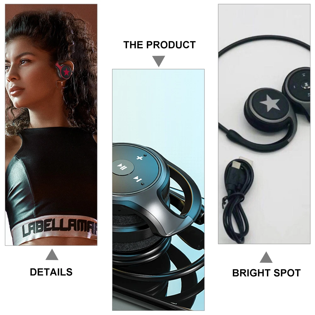 

1pc Car Wireless Earbuds Noise Reduction Portable Sports Headsets Mini Ear Hook Headsets For Driving Outdoor Travel Use