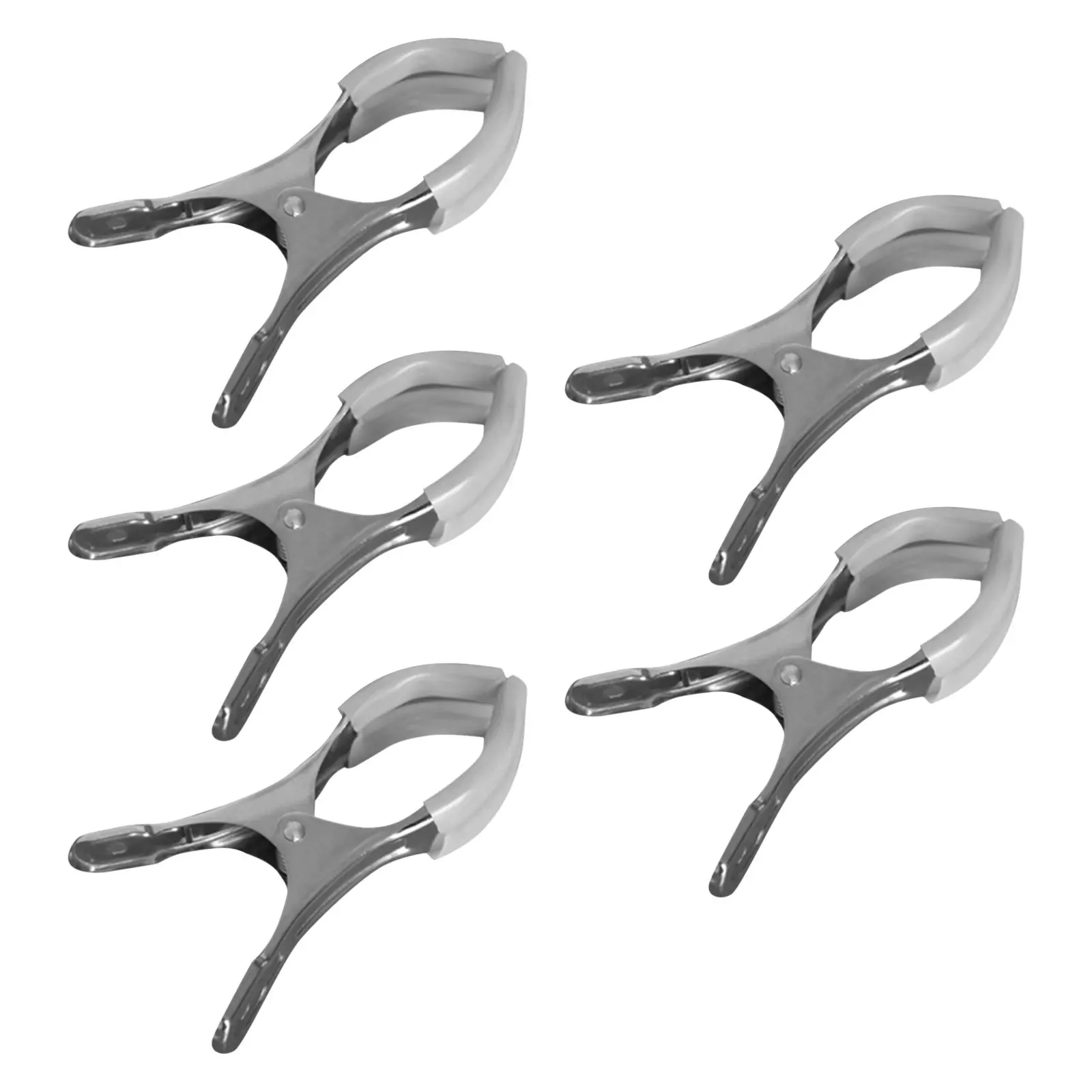 5Pcs Rust Resistant Stainless Steel Saxophone Repair Clips Non-Slip Grip for Professional Personal Use Sax Flute Clarinet Repair