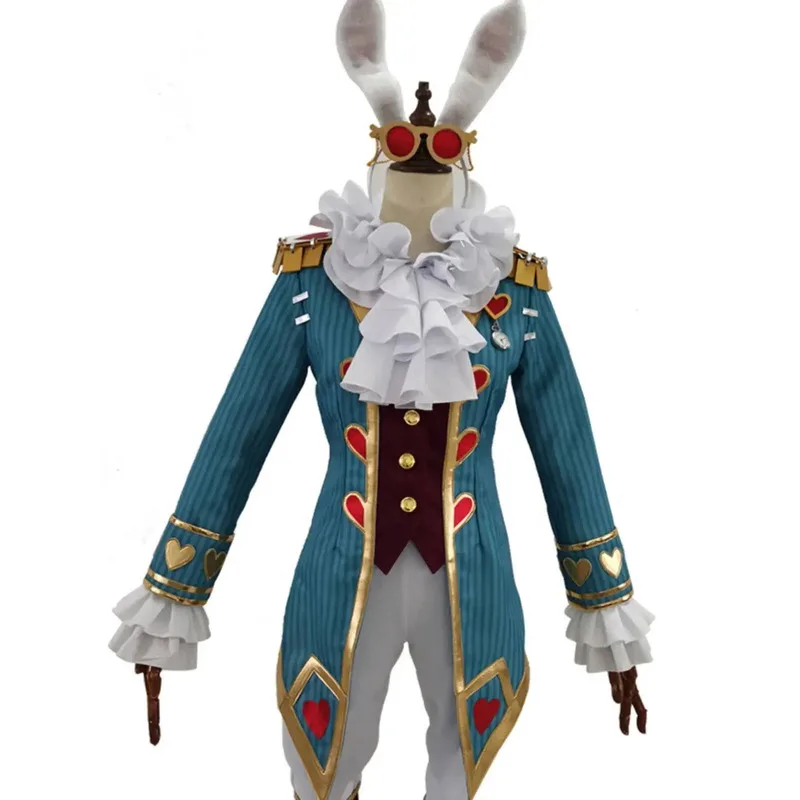 Identity V Mr. White Rabbit Alice In Wonderland Cosplay Costume Cos Game Anime Party Uniform Hallowen Play Role Clothes Clothing