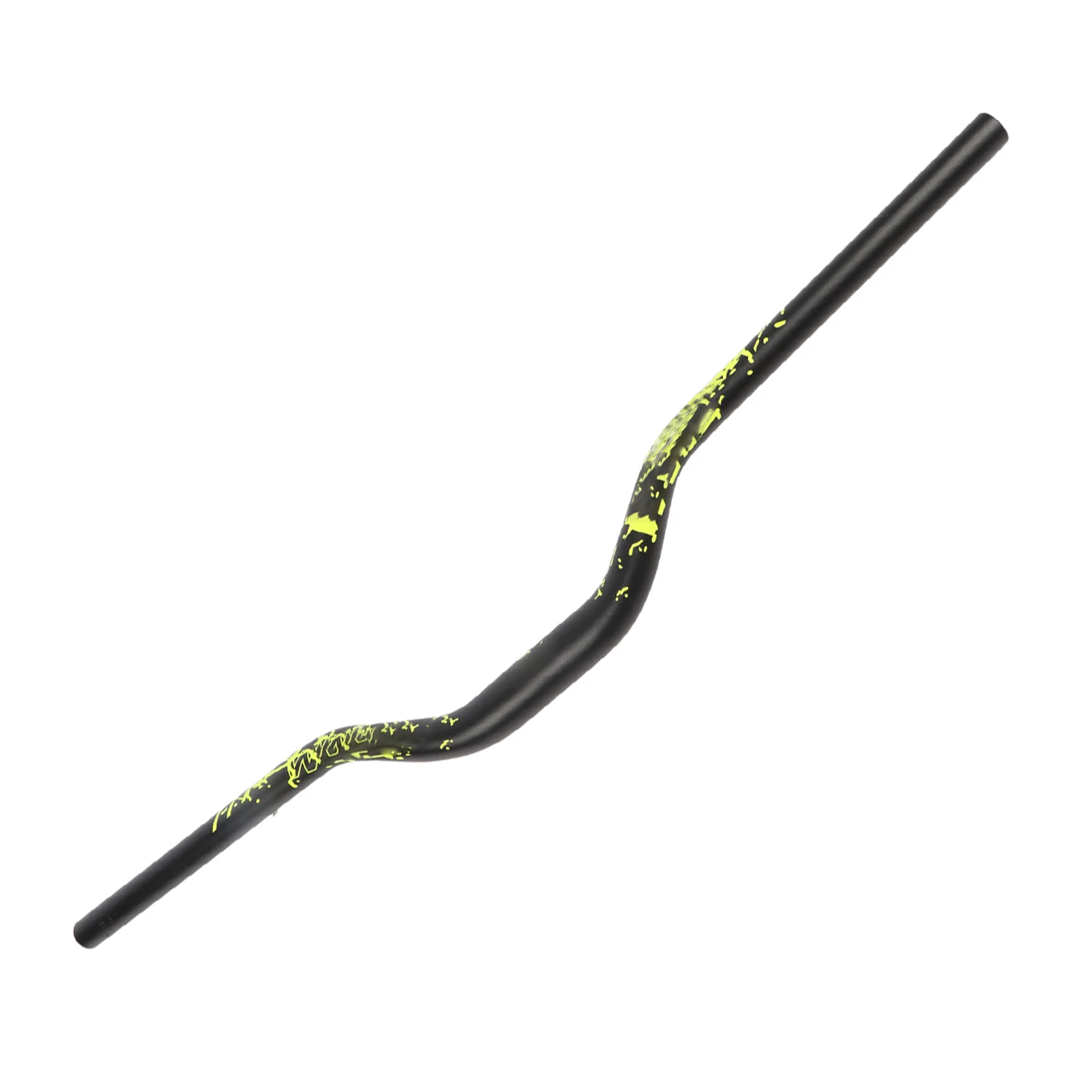 Draagbaar 31,8 mm mountainbike-stuur van aluminiumlegering, met een verhoogde positie van 55 mm en een lengte van 780 mm, voorzien van een matte afwerking.