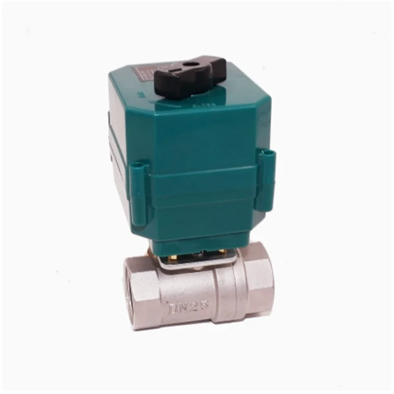 DN15 DN20 DN25 DN32 DN40 DN50 Stainless Steel Electric Ball Valve DC5V DC12V DC24V AC220 Motorized Ball Valve