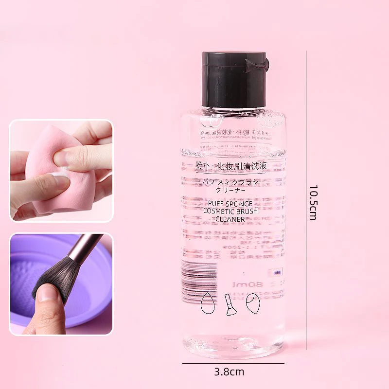50/80ML Makeup Puff Cleaner Makeup Tool Specific Brush Makeup Egg Cushion Sponge Makeup Cleaning Tool Cleaning Solution