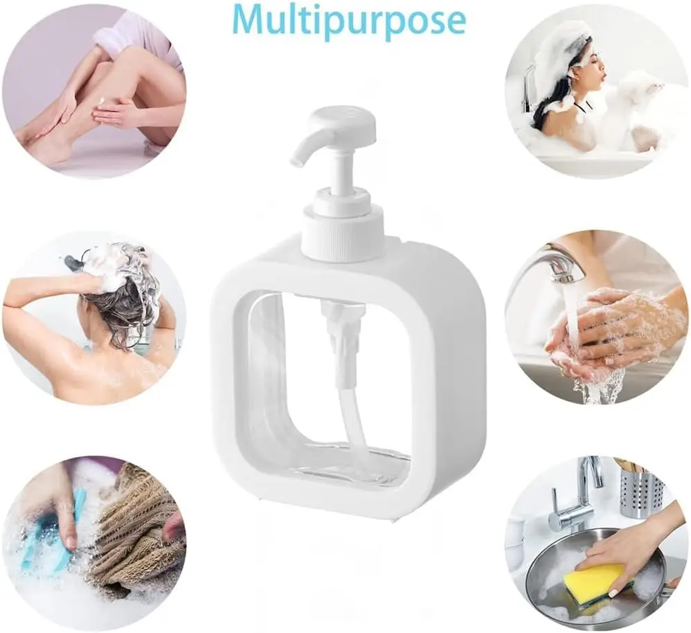 Pokemons Soap Dispenser Anime Pikachu Shampoo Bottle Clear Plastic Press Type Lotion Split Storage Container for Bathroom Kitche view 6