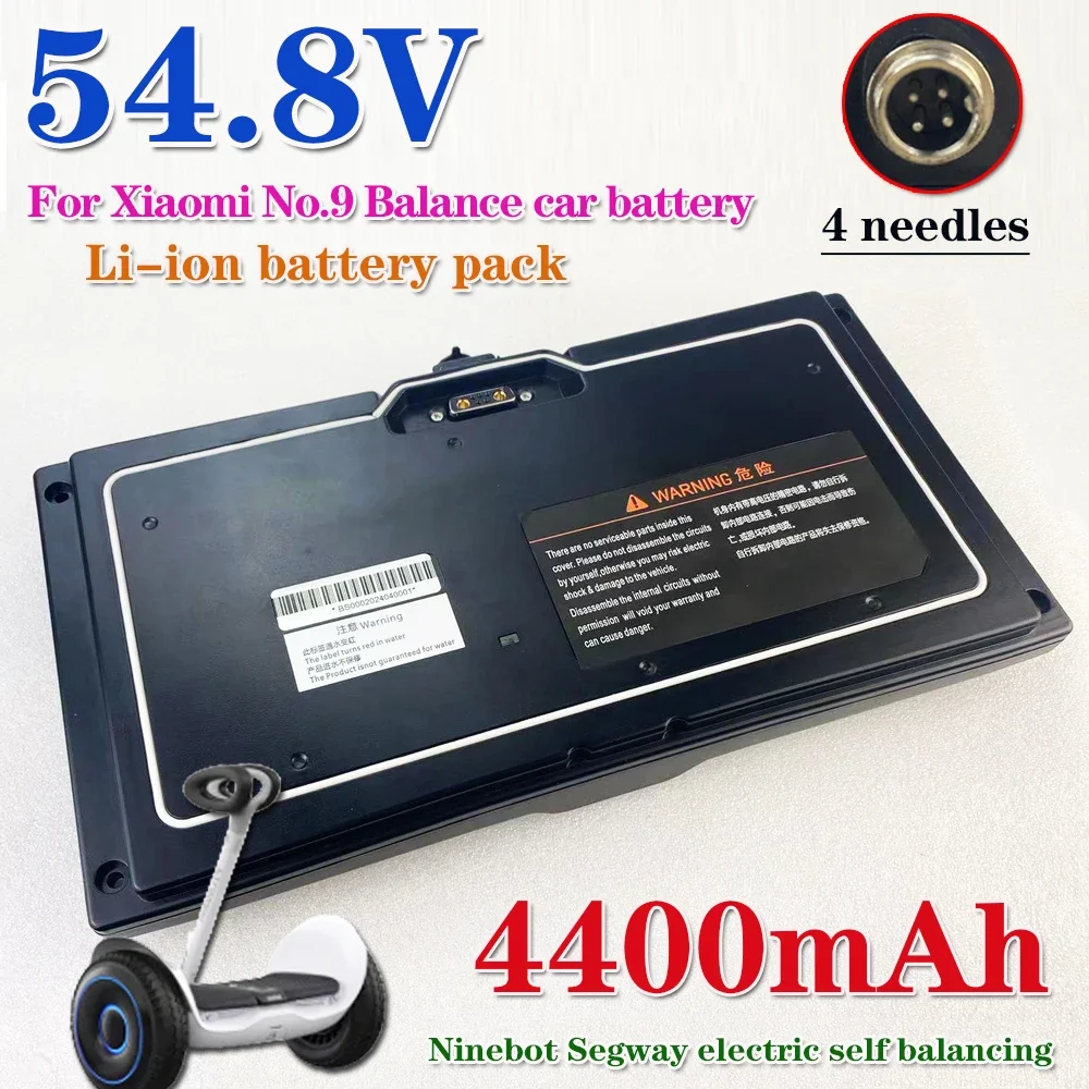 

54V-63V Battery Pack 4400mAh Ninebot Mini Segway Self Balancing Electric Vehicle BMS Connection Application