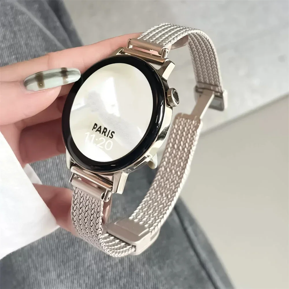 20mm 22mm Luxus Metall Magnetische Armband Für Samsung Galaxy Watch6 5 4 44/40 5 pro aktive 2 getriebe s3 Armband Für Huawei Uhr gt2/3
