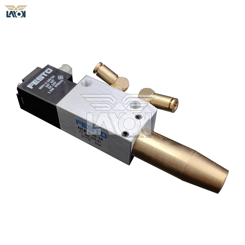 

LAYON 2PCS Cylinder Valve Unit Solenoid for Printing Machine Front Guide Paper Pressing F7.335.003/F7.335.019