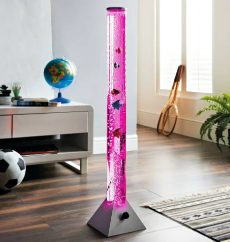 90cm Water Column Bubble Light | LED Ambient Lamp with Colorful Jellyfish Effect for Bar & KTV Decor