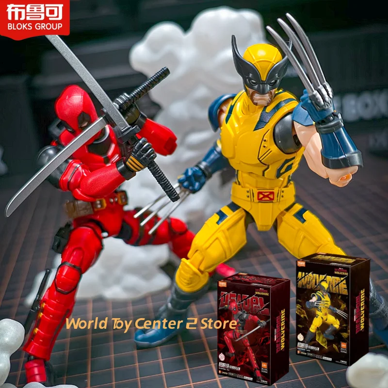 

Подлинная фигурка Blokees Marvel Deadpool Wolverine и Dc Superman Champion Class, сборная модель, коллекционные игрушки, подарки