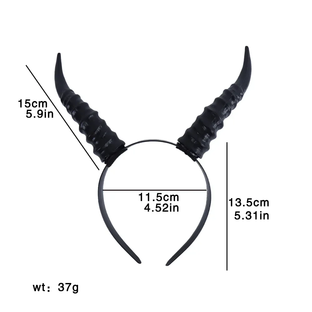 Teufel Schaf Horn Kopfschmuck Cosplay Mädchen Jungen Gothic Tier Antilope Kopfbedeckung Halloween Karneval Party Purim Kostüm Geschenke