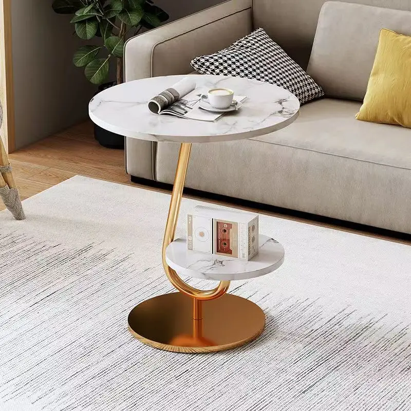 AOLIVIYA Tea Coffee Table Nightstand Storage Rack Sofa Corner Side End Stand Modern Luxury Small Apartment