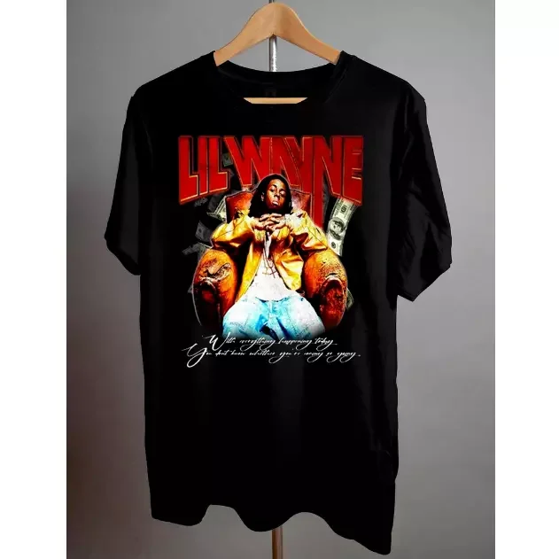 

black, Lil Wayne t Shirt - summer gift, halloween gift/ new-new