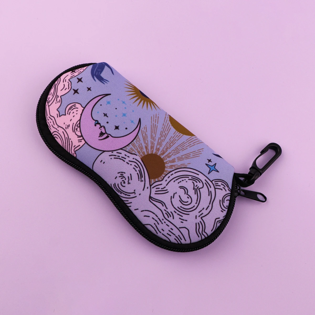 Sun and Moon Glasses Case Glasses Protective Shell Clothing Accessories Men Women Fashion Glasses Bag Gifts for Friends