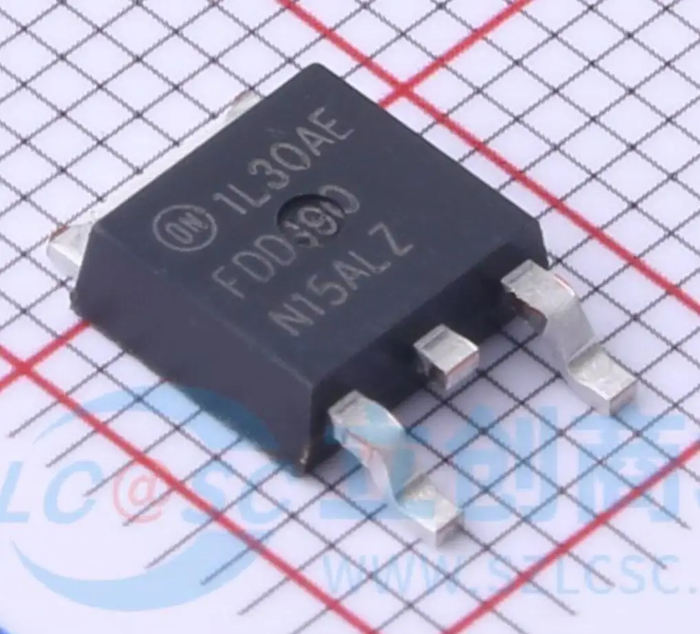 12 PZ FDD390N15ALZ FDD390N15A TO-252 100% Nuovo originale Chipset IC Componente Elettronico SMD