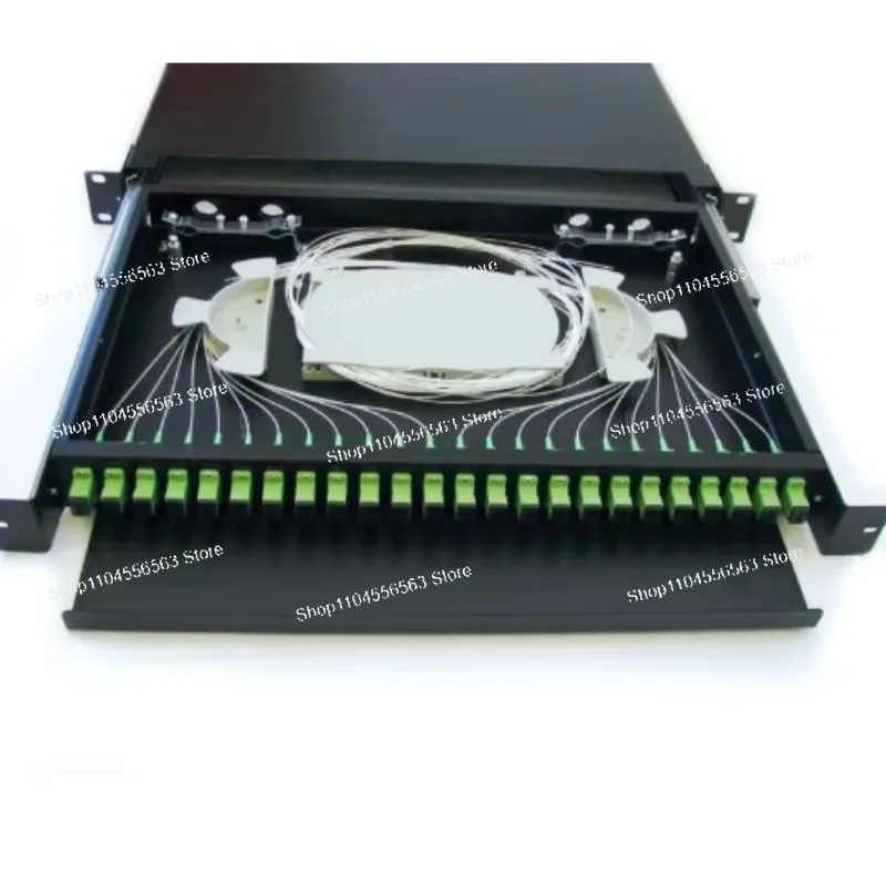 عرض ساخن لعام 2025 رف ODF - 12/24/48 منفذ SC/APC لوحة تصحيح الألياف صندوق FTTH