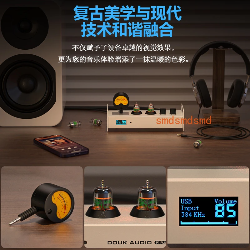 Fiber Coaxial Decoder Headphone Amplifier DSD256