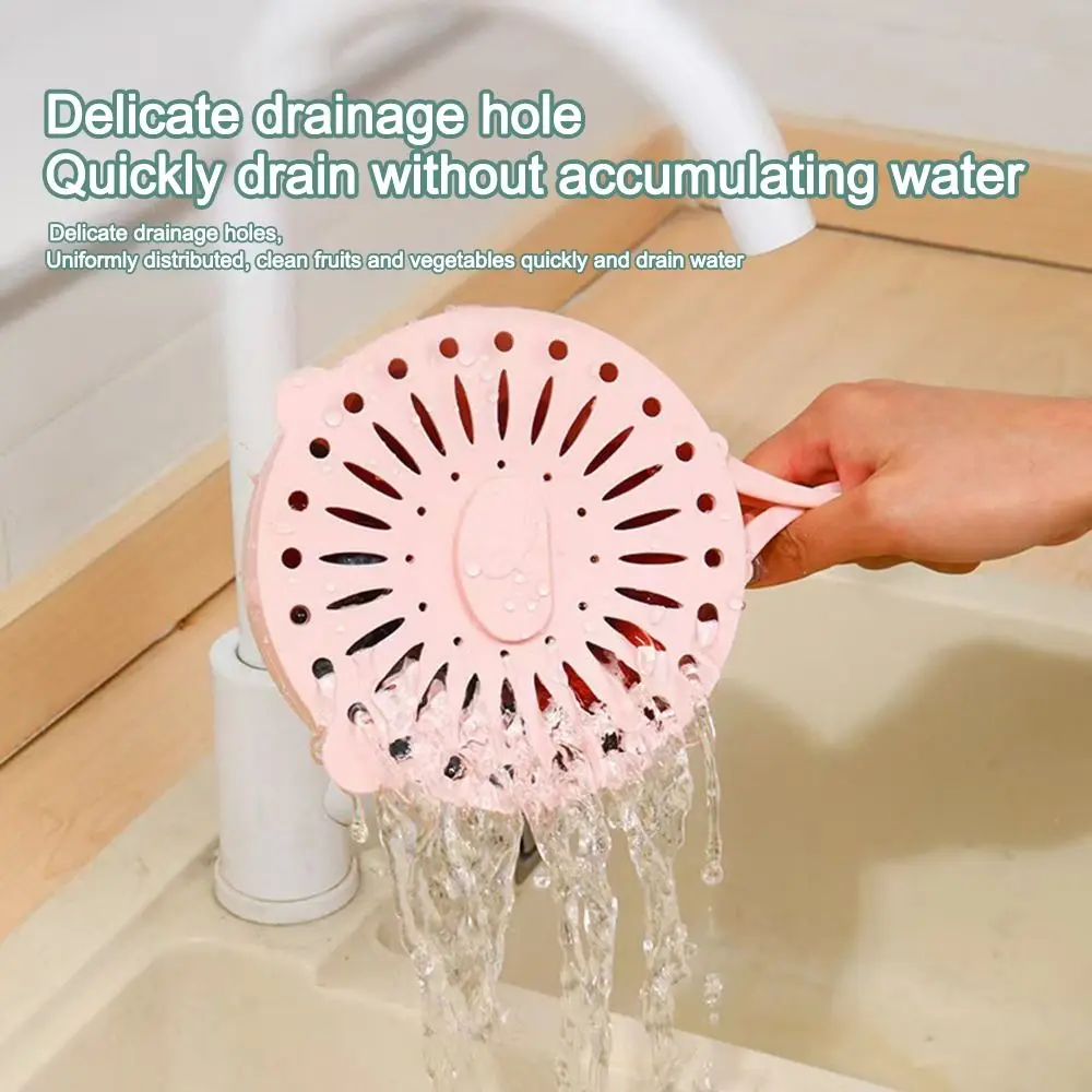 

Multifunctional Draining Preservation Basket Kitchen Gadgets Vegetable Washing Basin Drain Bowl Storage Box With Lid and Handle