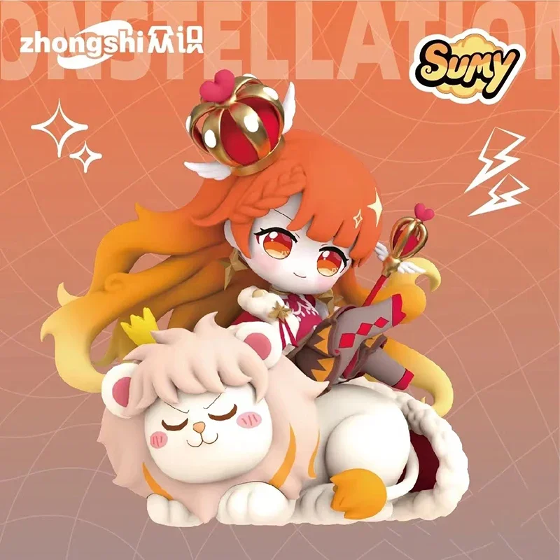 Sumy-Twelve Constellations Series Blind Box Toys, Guess Bag, Mystery Box, ata stery Caixa Action Figure, Surpresa Cute Model, Birthday