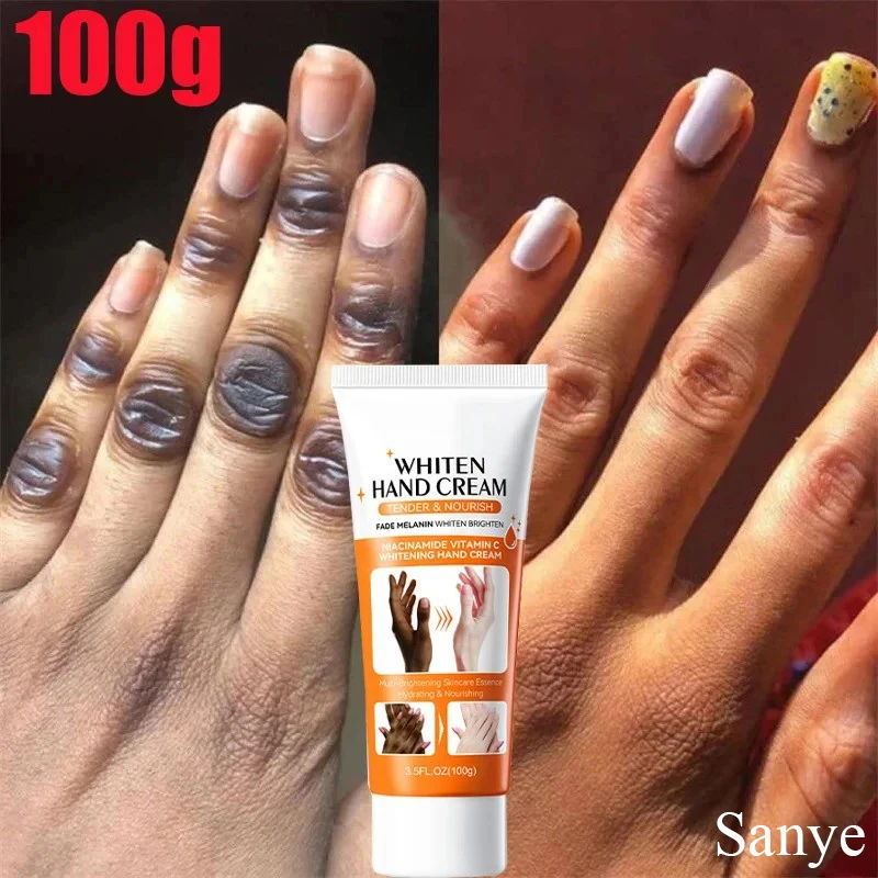 

Whiten Hand Cream Dark Knuckles Fast Whitening Anti Cracking Cream Pigmentation Correctors for Black Skin Intense Stains Remover