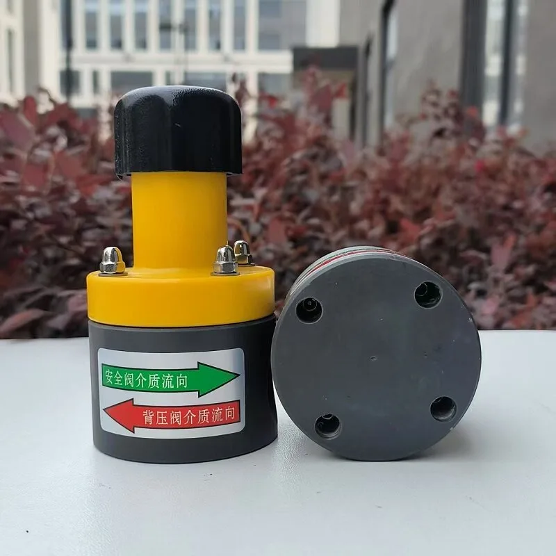 UPVC Back Pressure Safety Relief Valve 1/2"-2-1/2", Corrosion-Resistant Plastic One-Way Valve for Dosing Pumps view 4