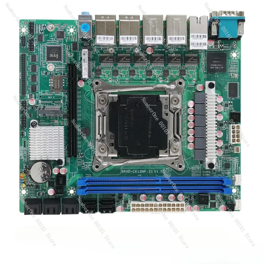 NAS Soft Routing ITX Motherboard 10 Hard Disk Array RAID Storage Industrial Computer E5 Server X99 C612