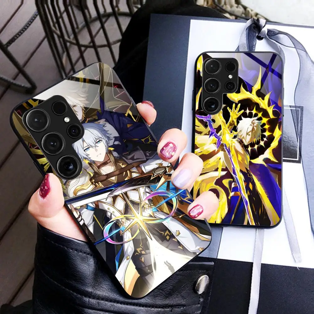 

Чехол для телефона Honkai Star Rail Phainon для Samsung Galaxy A56 55 54 53 52 51 36 35 34 23 16 15 5G Glass Colorful Cover Pretty