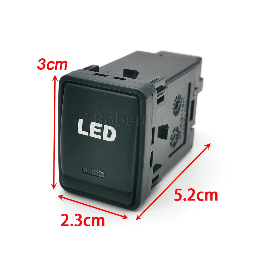 1PC Car Orange LED VIEW DRL On Off Button Switch Refitted with Connection Wire for Nissan X-Trail T32 2014-2020 Qashqai J11 2015