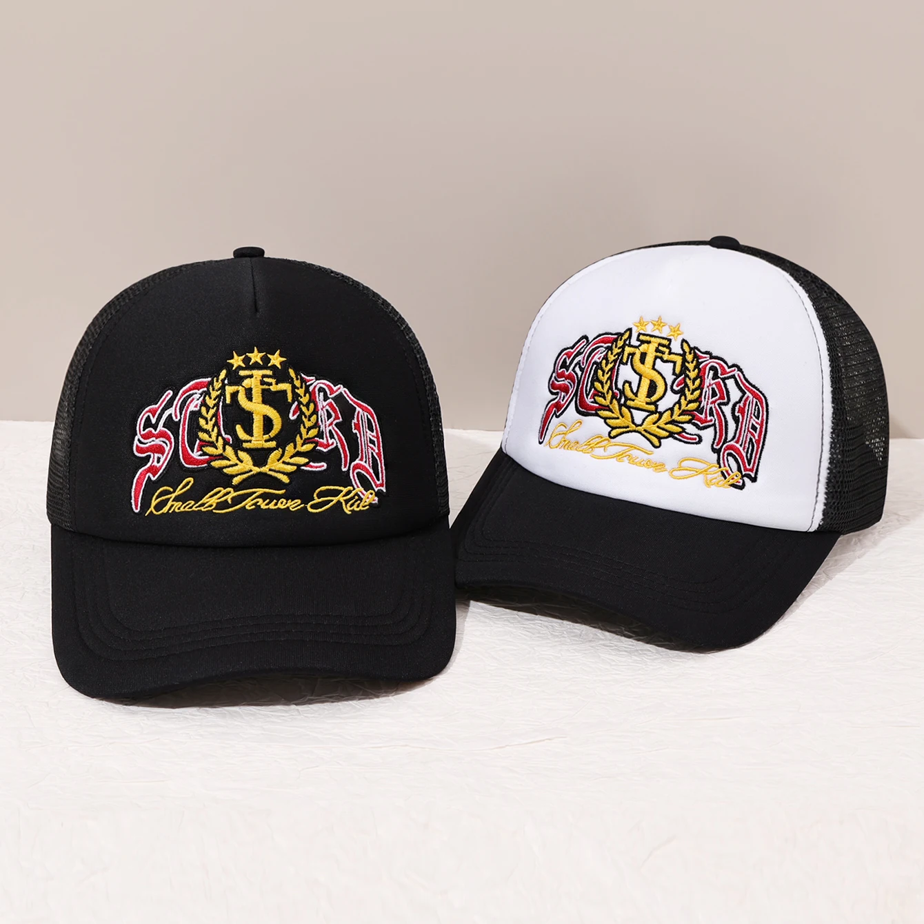 

1PC mesh breathable baseball cap, fashionable embroidery, suitable for both men and women's outdoor fashion