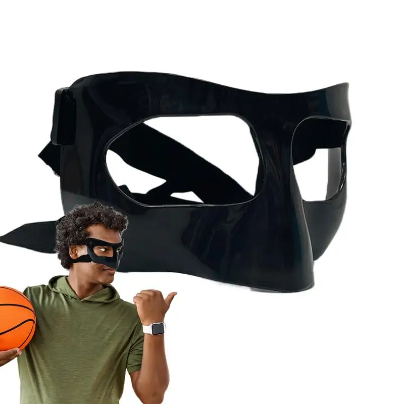 

Basketball Face Guard Adjustable Face Shield Masque Breathable Sports Training Masque For Adults And Teenagers Basketball Soccer