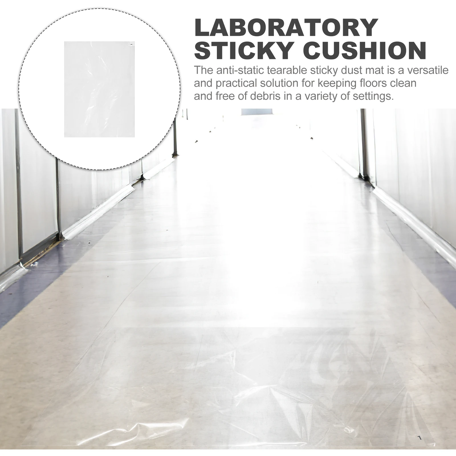

Tearable AntiStatic Sticky Mat 45x60cm Laboratory Accessory MultiFunction Floor Pad Home Use