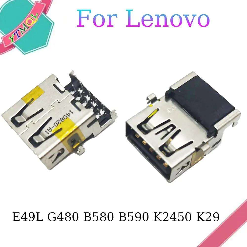 10-100Pcs New USB 3.0 Jack Connector Fit For Lenovo E49L G480 B580 B590 K2450 K29 Dell HP Asus Laptop USB Charger Socket