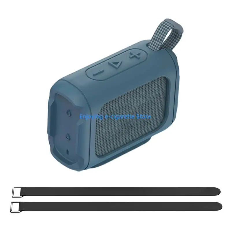 Carry Point-Lautsprecherhülle aus Silikon, tragbare Wickelhülle mit offenem Panel-Zugang für Reisen, Spaziergänge und den – Detail 9
