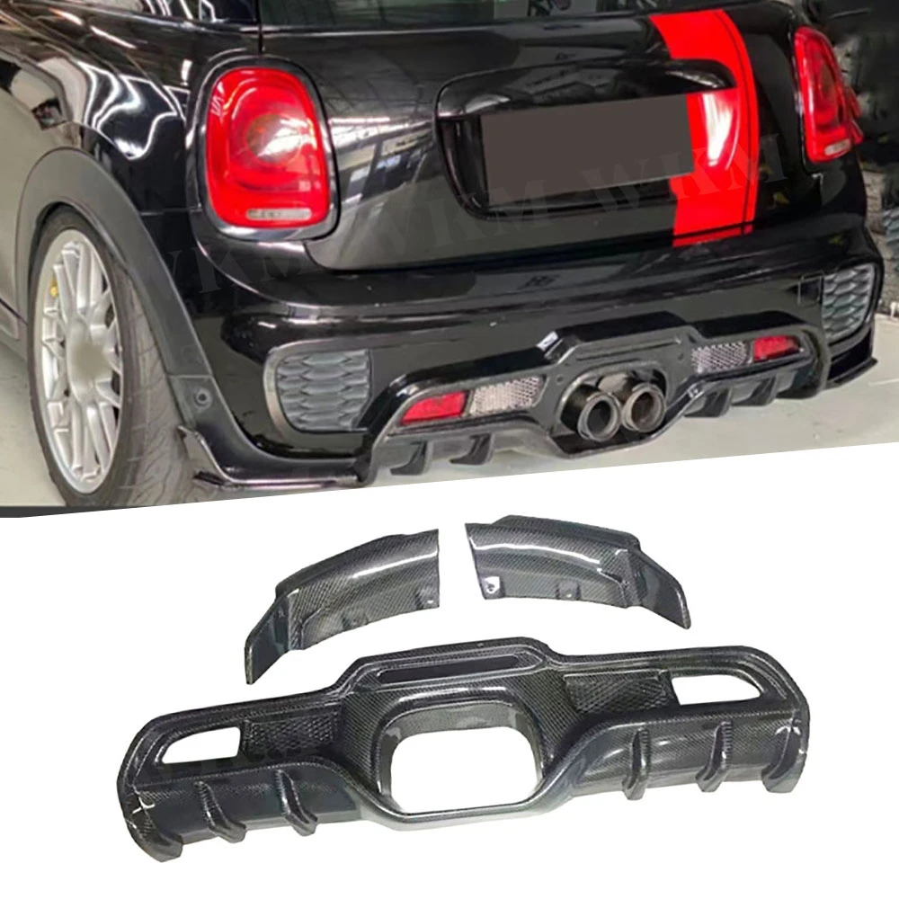 

Carbon Fiber Rear Lip Diffuser for BMW MINI R56 2006-2015 Car Rear Bumper Diffuser Lip Spoiler Splitters FRP